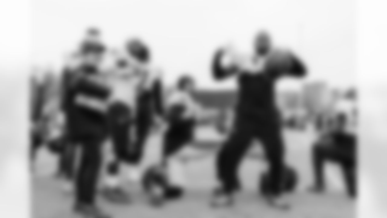 The Carolina Panthers prepare to face the Seattle Seahawks on Thursday, Dec. 18, 2025 at Bank of American Stadium in Charlotte, NC.