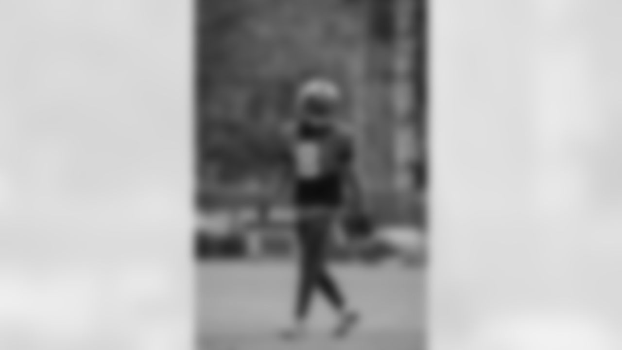 The Carolina Panthers hold practice on Nov. 13, 2025 at Bank of America Stadium in Charlotte, NC.