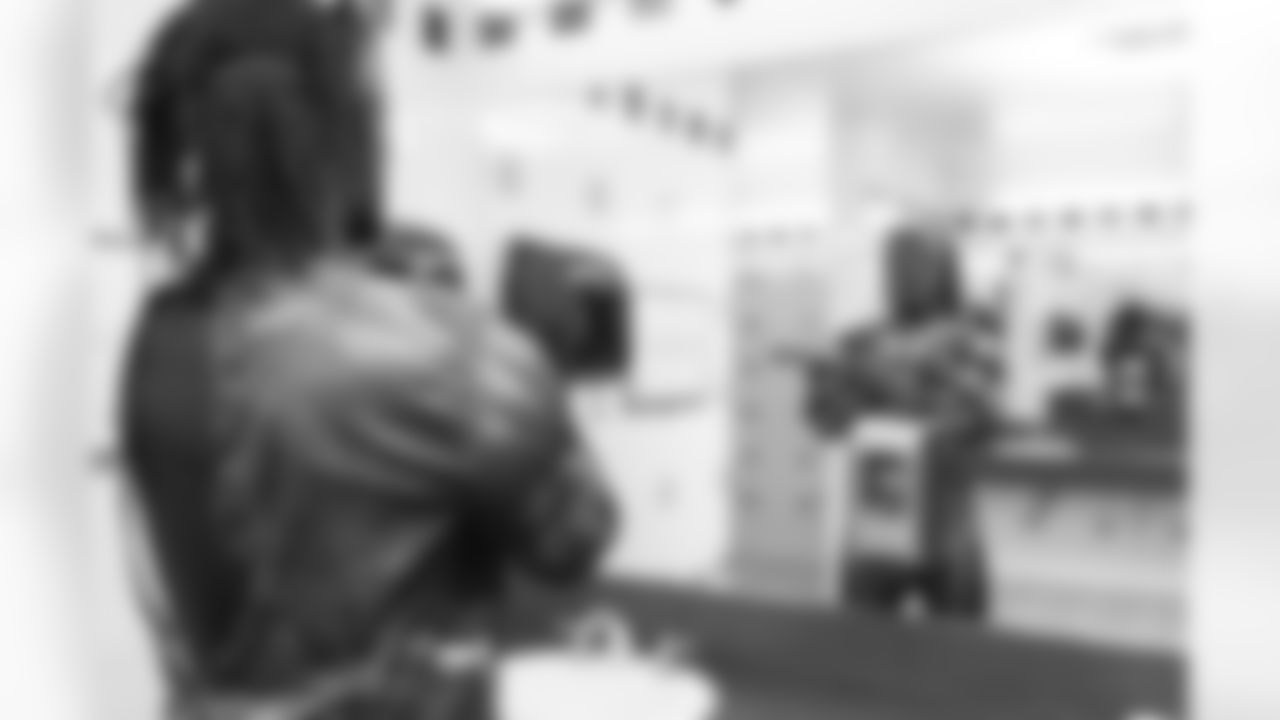 The Carolina Panthers visit Levine Children's Hospital on Tuesday, Oct. 28, 2025 in Charlotte, NC.