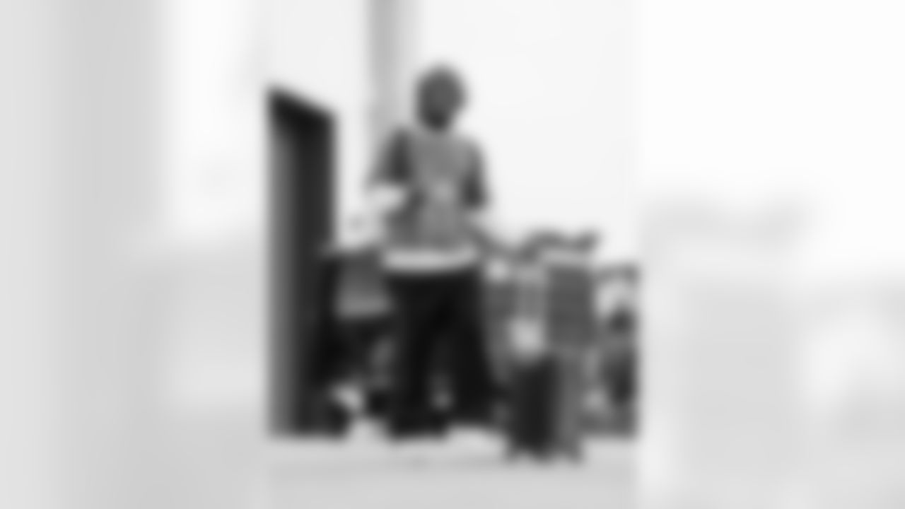 The Carolina Panthers departure to face the Atlanta Falcons on Saturday, Nov. 15, 2025 in Charlotte, NC.