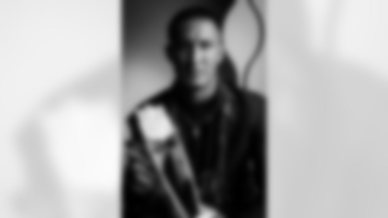 AP Offensive Rookie of the Year Carolina Panthers wide receiver Tetairoa McMillan (4) poses for a portrait during the NFL Honors awards show on Thursday, February 5, 2026 in San Francisco. (Todd Rosenberg/NFL)