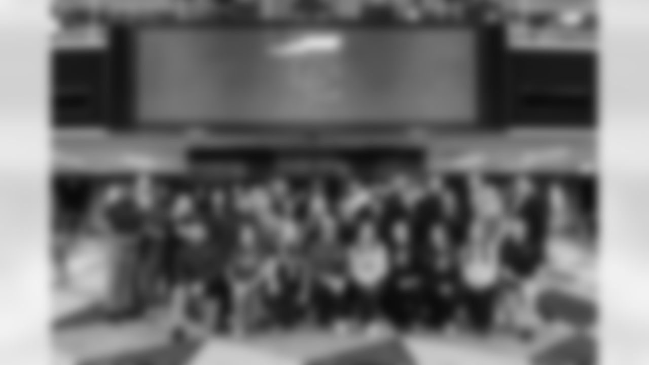 The Carolina Panthers host a Flag Football Press conference for the Conference Carolina to announce that their flag football conference championship will take place in Durham after their inaugural season on Wednesday, Feb. 4, 2025 at Bank of America Stadium in Charlotte, NC.