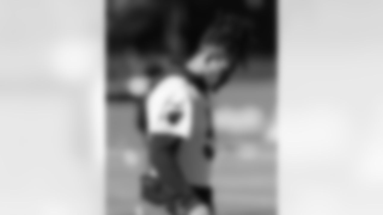 The Carolina Panthers hold practice on Nov. 12, 2025 at Bank of America Stadium in Charlotte, NC.