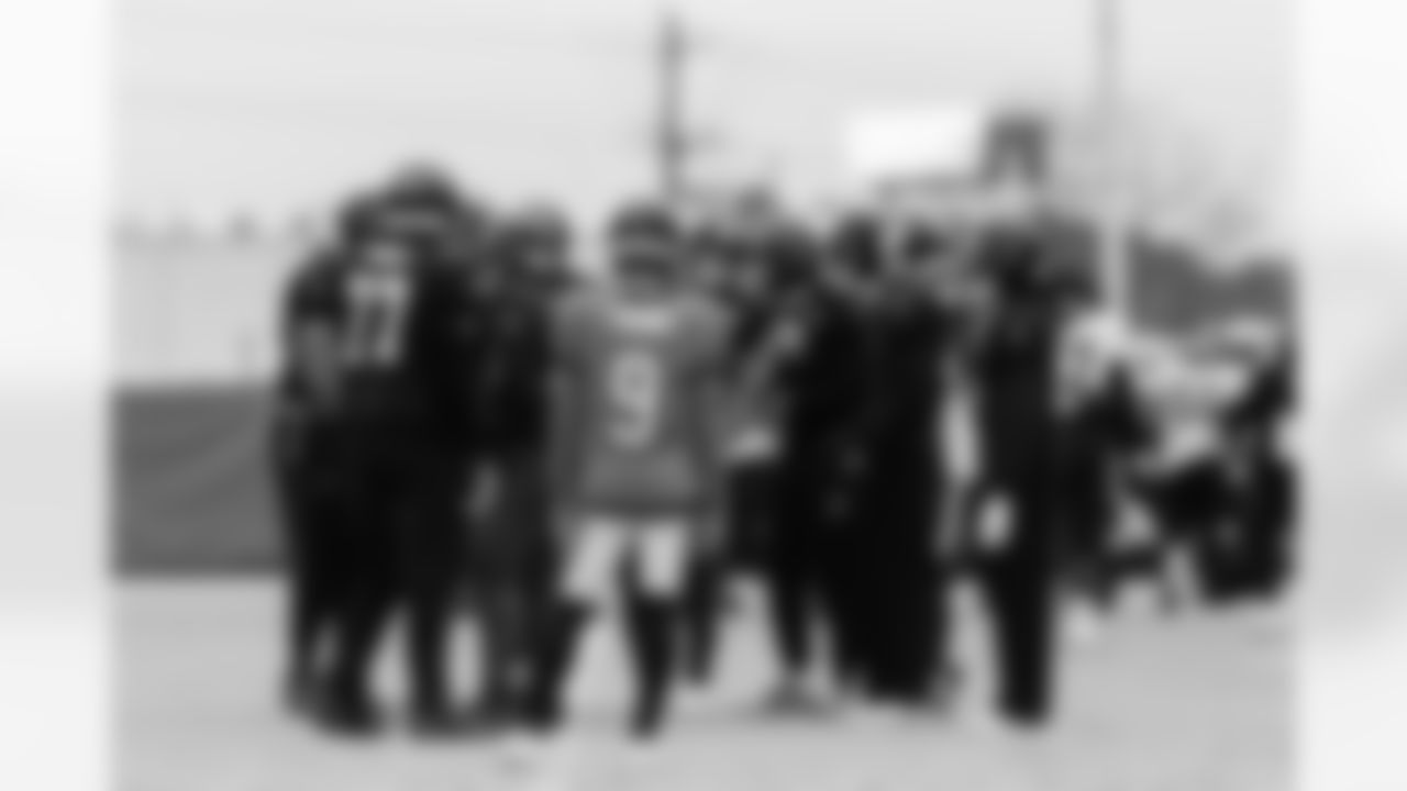 The Carolina Panthers prepare to face the Seattle Seahawks on Thursday, Dec. 18, 2025 at Bank of American Stadium in Charlotte, NC.