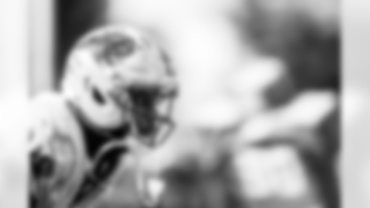 The Carolina Panthers hold practice on Thursday, Oct. 30, 2025 in Charlotte, NC at Bank of America Stadium. (Photo by Cassie Baker//Carolina Panthers)