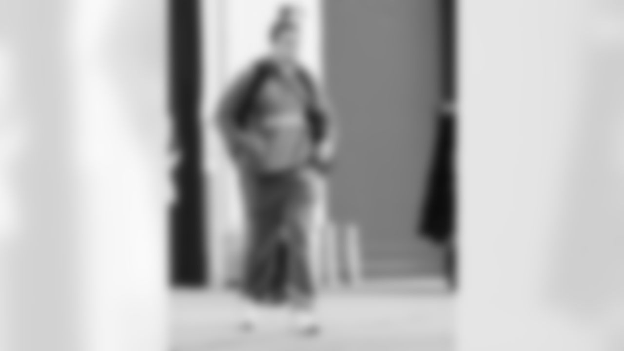 The Carolina Panthers departure to face the Atlanta Falcons on Saturday, Nov. 15, 2025 in Charlotte, NC.