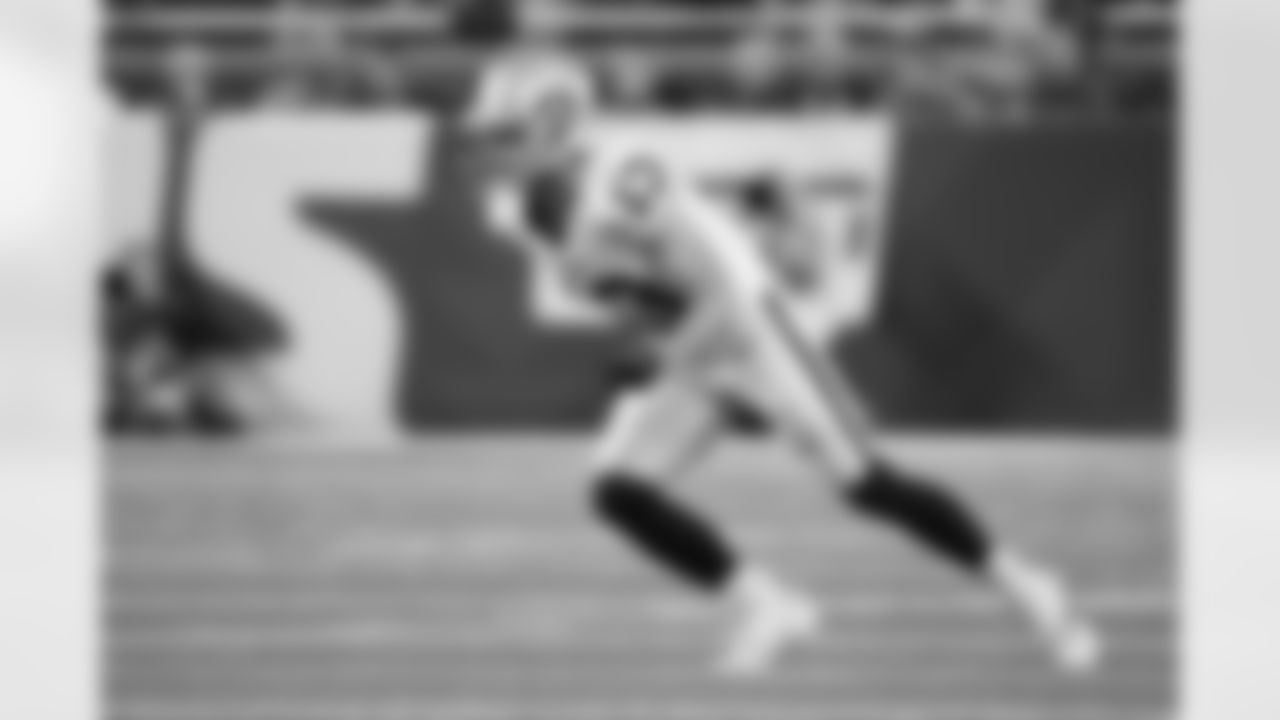 Las Vegas Raiders wide receiver Hunter Renfrow (13) runs a route on offense against the Detroit Lions during an NFL football game at Ford Field in Detroit, Monday, Oct. 30, 2023. (AP Photo/Rick Osentoski)