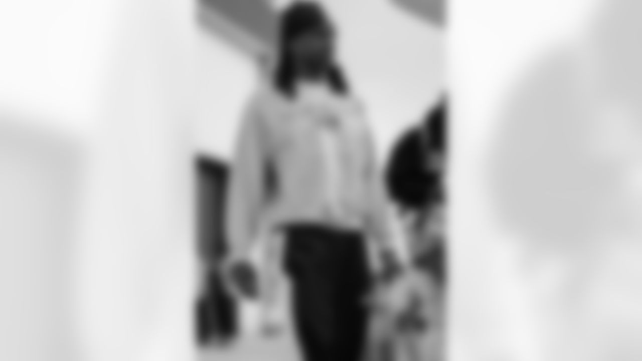 The Carolina Panthers departure to face the Atlanta Falcons on Saturday, Nov. 15, 2025 in Charlotte, NC.