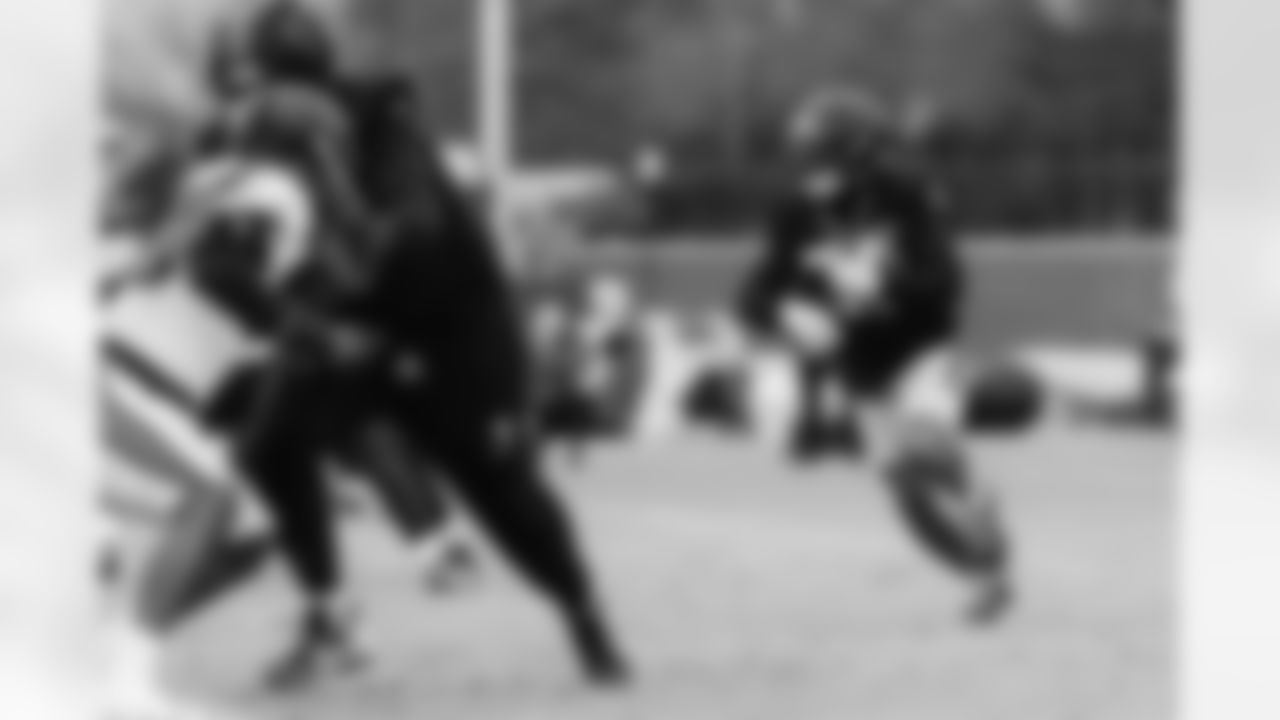 The Carolina Panthers prepare to face the Seattle Seahawks on Thursday, Dec. 18, 2025 at Bank of American Stadium in Charlotte, NC.