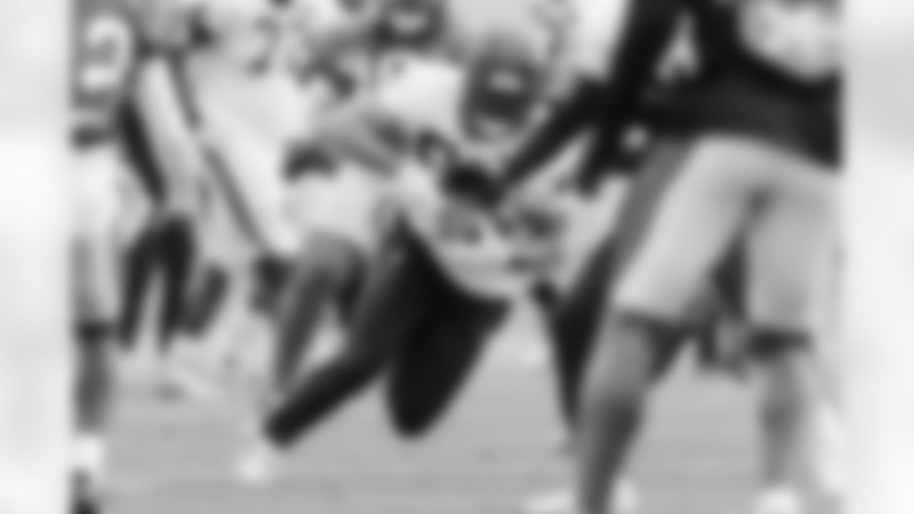 The Carolina Panthers hold practice on Nov. 13, 2025 at Bank of America Stadium in Charlotte, NC.