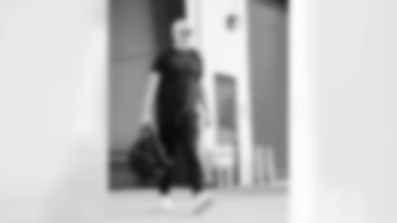 The Carolina Panthers departure to face the Atlanta Falcons on Saturday, Nov. 15, 2025 in Charlotte, NC.