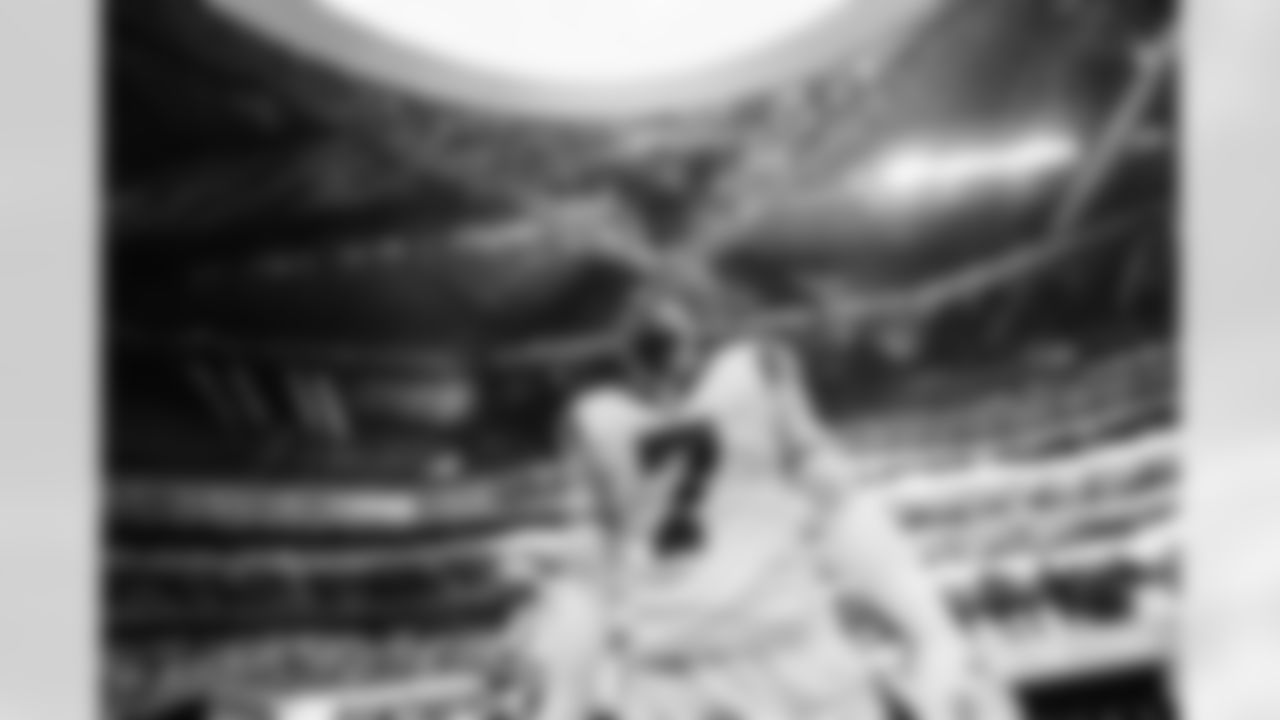 The Carolina Panthers face the Atlanta Falcons on Sunday, Nov. 16, 2025 at Mercedes-Benz Stadium in Atlanta, GA.