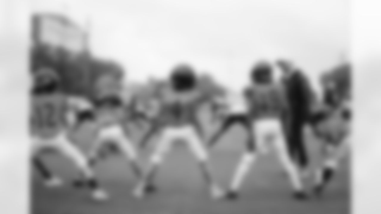 The Carolina Panthers hold camp Tuesday, Aug. 12, 2025 at Bank of America Stadium in Charlotte, NC.
