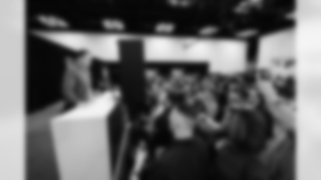 The Carolina Panthers are seen at the combine on Tuesday, Feb. 24, 2026 in Indianapolis, IN.