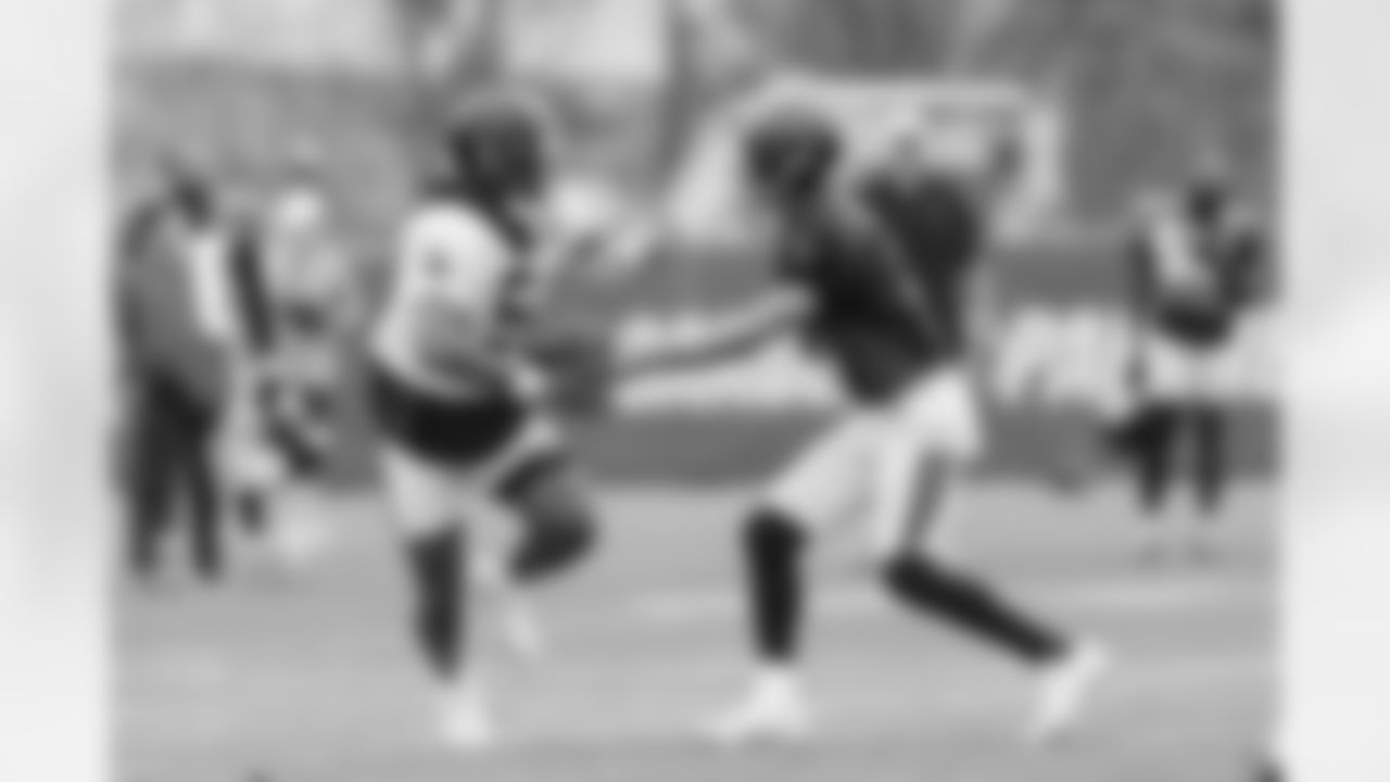 The Carolina Panthers hold practice on Nov. 13, 2025 at Bank of America Stadium in Charlotte, NC.