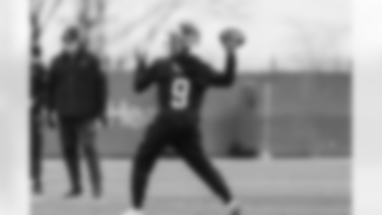 The Carolina Panthers hold practice on Monday, Dec. 08, 2025 at Bank Of America Stadium in Charlotte, NC.