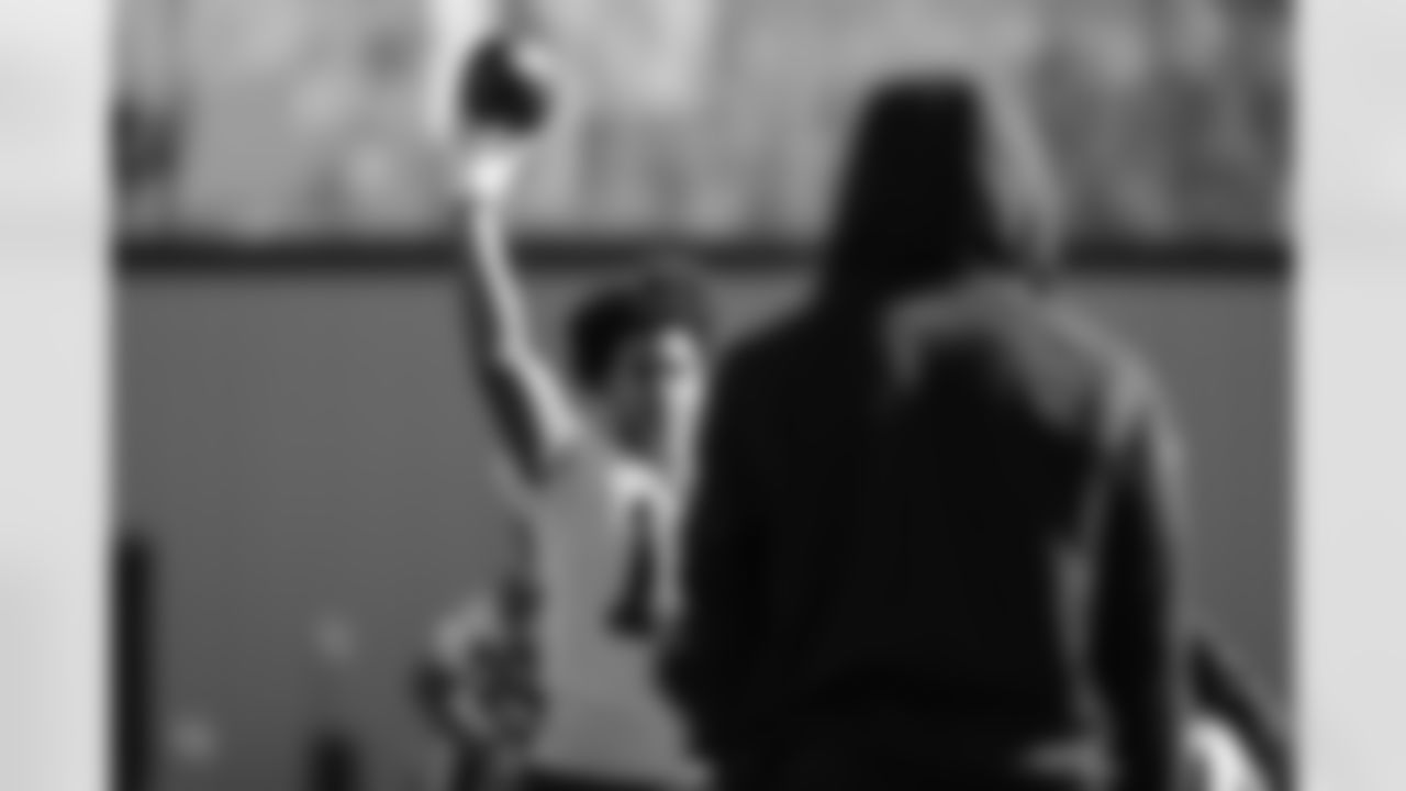 The Carolina Panthers hold practice on Nov. 12, 2025 at Bank of America Stadium in Charlotte, NC.