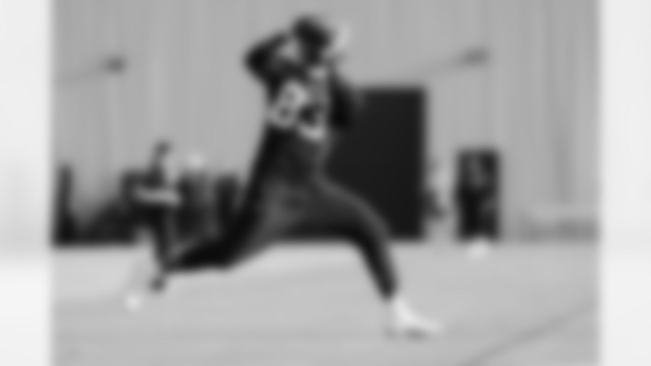 The Carolina Panthers prepare to face the Los Angeles Rams on Tuesday, Jan. 06, 2025 at Bank of American Stadium in Charlotte, NC.