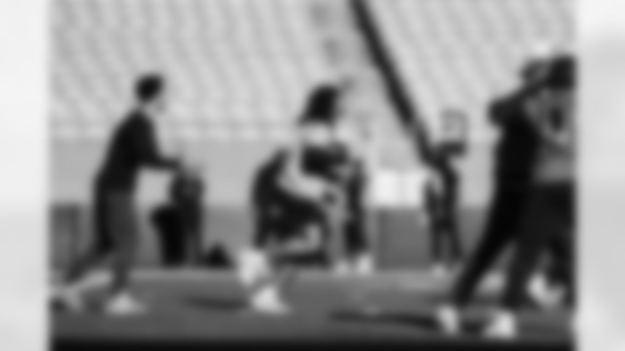 The Carolina Panthers prepare to face the Seattle Seahawks on Tuesday, Dec. 23, 2025 at Bank of American Stadium in Charlotte, NC.