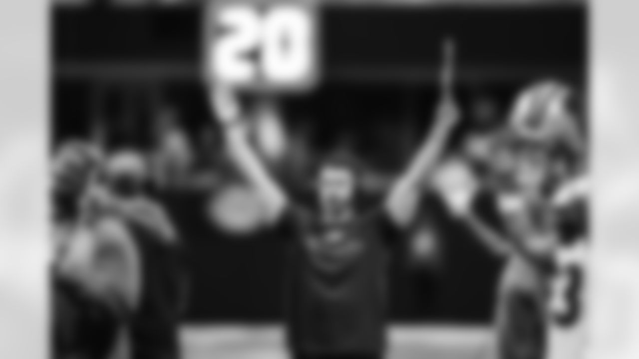 The Carolina Panthers face the Atlanta Falcons on Sunday, Nov. 16, 2025 at Mercedes-Benz Stadium in Atlanta, GA.