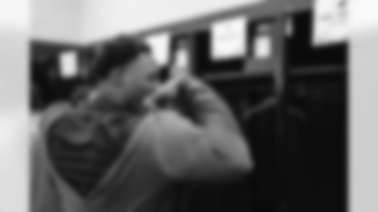 The Carolina Panthers visit Levine Children's Hospital on Tuesday, Oct. 28, 2025 in Charlotte, NC.