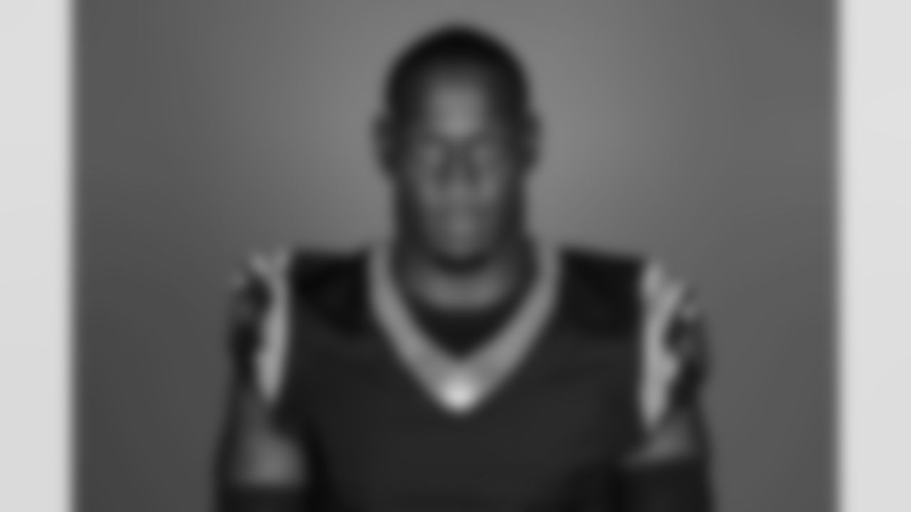 This is a 2025 photo of Nic Scourton of the Carolina Panthers NFL football team. This image reflects the Carolina Panthers active roster as of Friday, June 13, 2025 when this image was taken. (AP Photo)