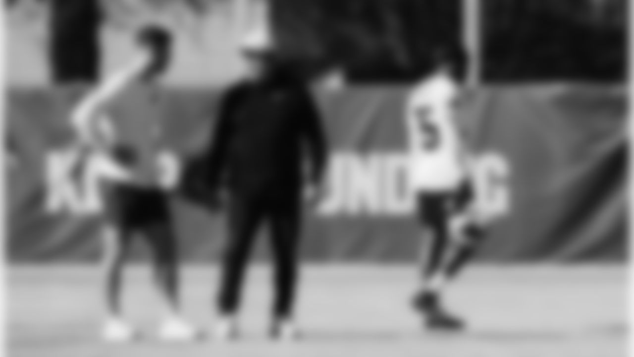 The Carolina Panther's practice on Wednesday, Jan. 7, 2026 at Bank Of America Stadium, in Charlotte, NC.