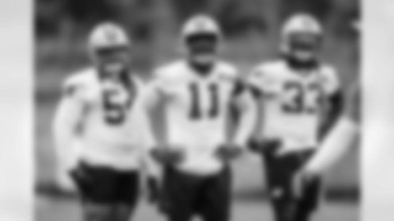The Carolina Panthers hold Rookie Mini Camp on Saturday, May. 10, 2025 in Charlotte, NC.