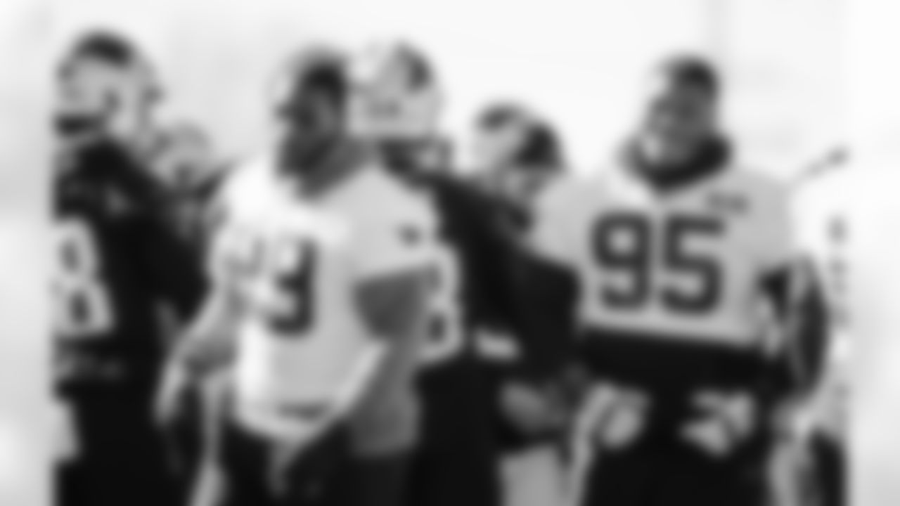 The Carolina Panthers hold practice on Friday, Nov. 28, 2025 at Bank Of America Stadium in Charlotte, NC.