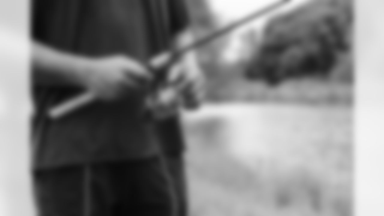 Pat Jones II goes fishing on his families property in the off season.