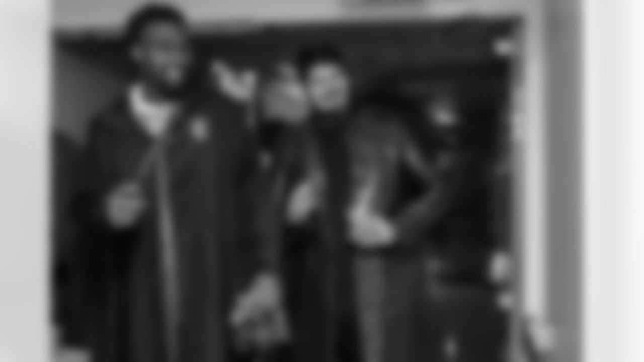 The Carolina Panthers visit Levine Children's Hospital on Tuesday, Oct. 28, 2025 in Charlotte, NC. (Photo by Cassie Baker//Carolina Panthers)