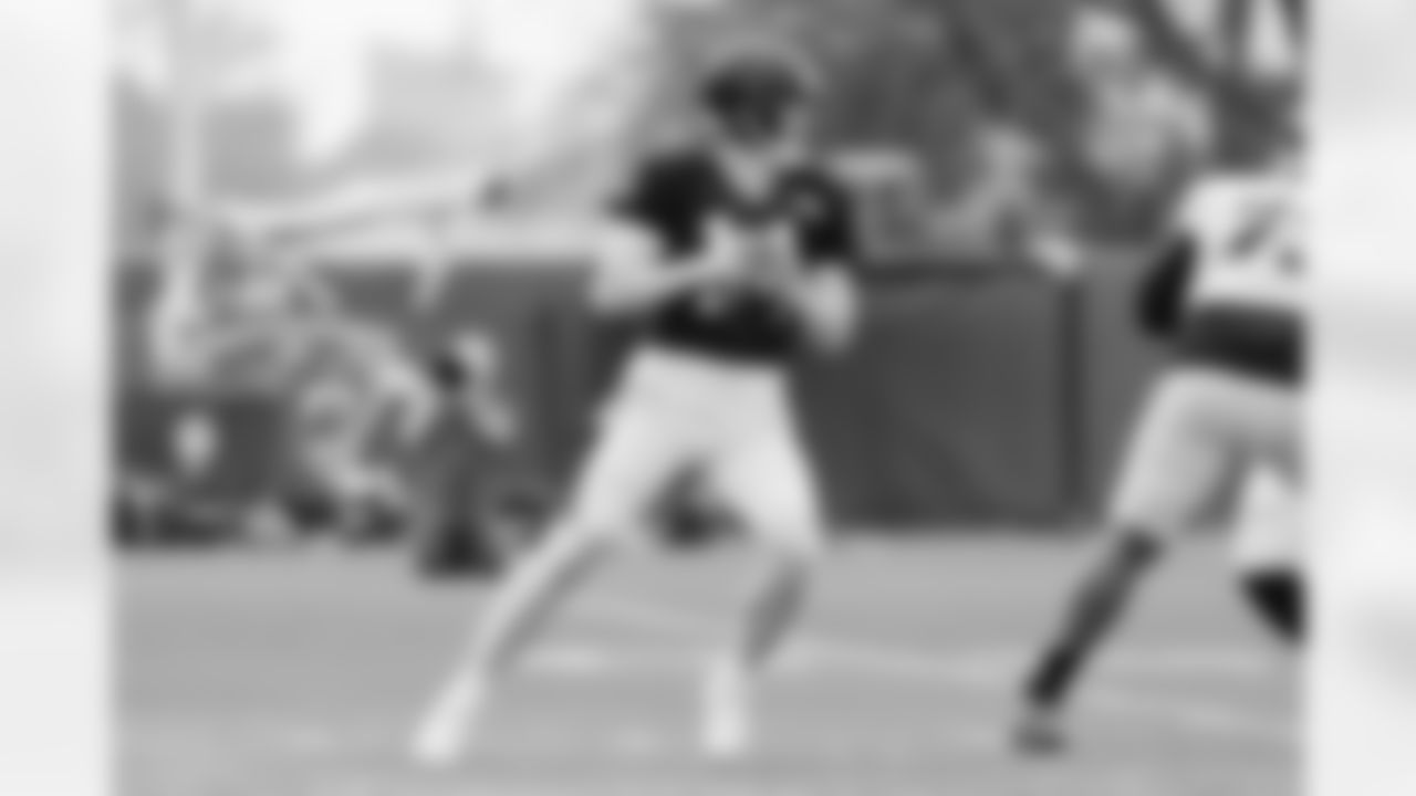 The Carolina Panthers hold practice on Nov. 13, 2025 at Bank of America Stadium in Charlotte, NC.