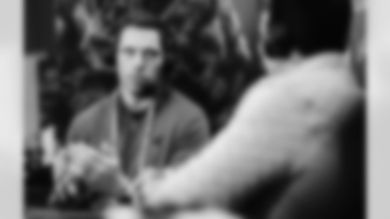 The Carolina Panthers are seen at the combine on Tuesday, Feb. 24, 2026 in Indianapolis, IN.