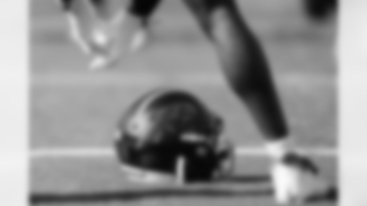 The Carolina Panthers hold practice on Nov. 13, 2025 at Bank of America Stadium in Charlotte, NC.