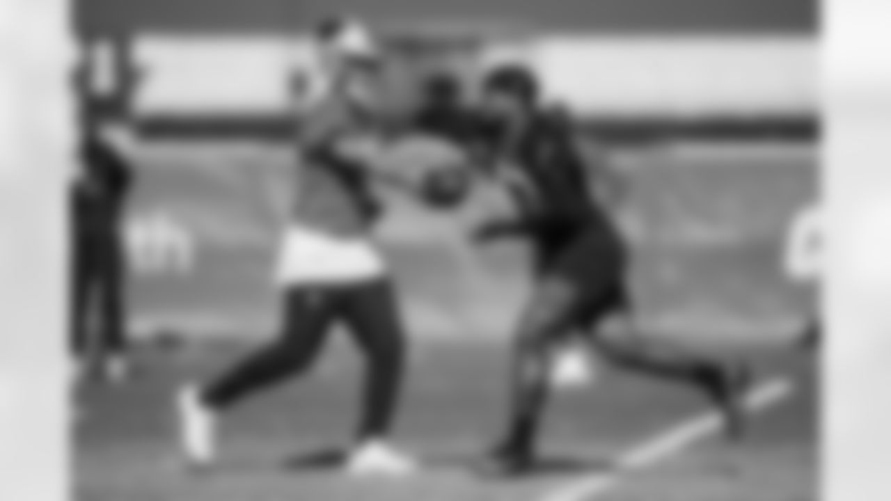 The Carolina Panthers hold practice on Wednesday, Nov. 5, 2025 at Bank Of America Stadium in Charlotte, NC.