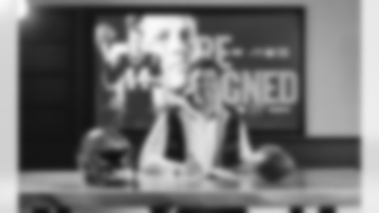 The Carolina Panthers resign veteran long snapper and media personality JJ Jansen on Tuesday, Feb. 17, 2026 at Bank of America Stadium. in Charlotte, NC.