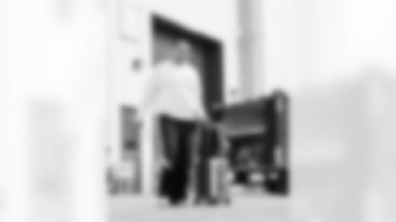 The Carolina Panthers departure to face the Atlanta Falcons on Saturday, Nov. 15, 2025 in Charlotte, NC.