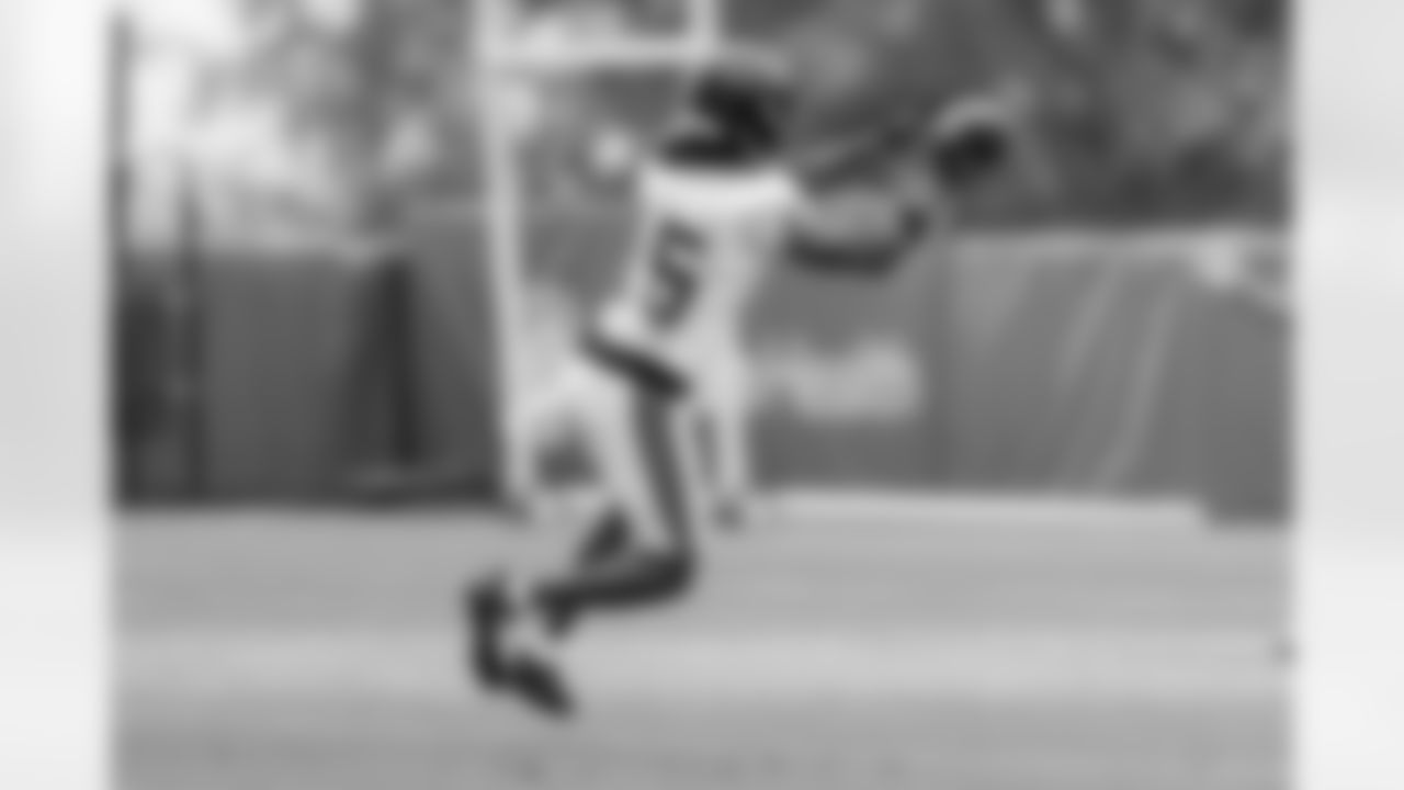 The Carolina Panthers hold practice on Nov. 13, 2025 at Bank of America Stadium in Charlotte, NC.