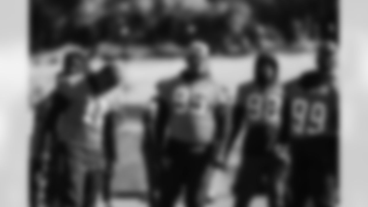 The Carolina Panthers hold practice on Nov. 12, 2025 at Bank of America Stadium in Charlotte, NC.