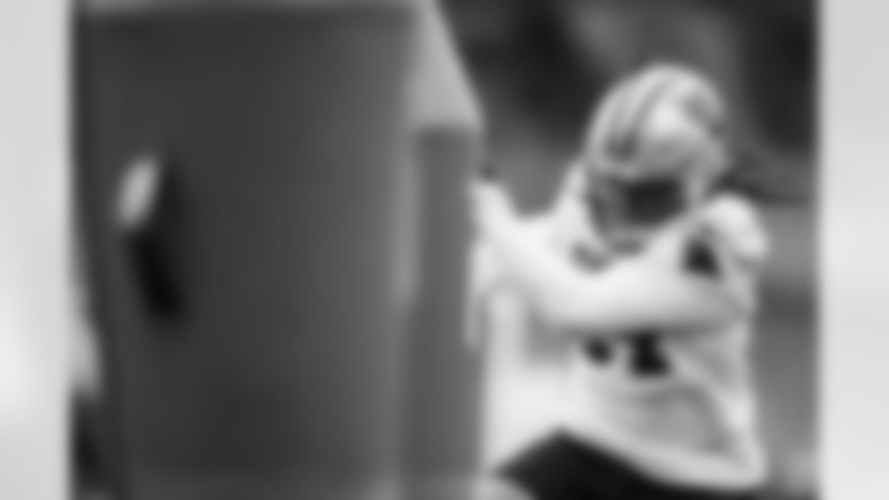 The Carolina Panthers hold Rookie Mini Camp on Saturday, May. 10, 2025 in Charlotte, NC.