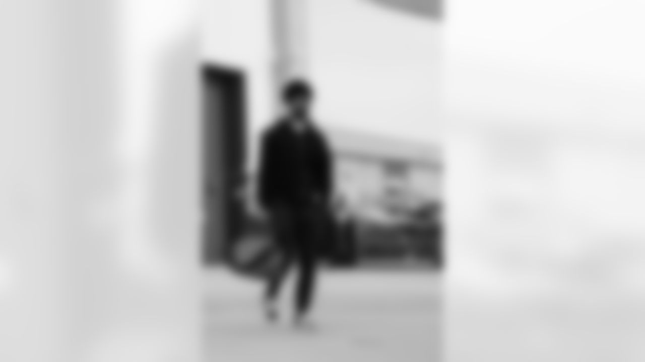 The Carolina Panthers departure to face the Atlanta Falcons on Saturday, Nov. 15, 2025 in Charlotte, NC.