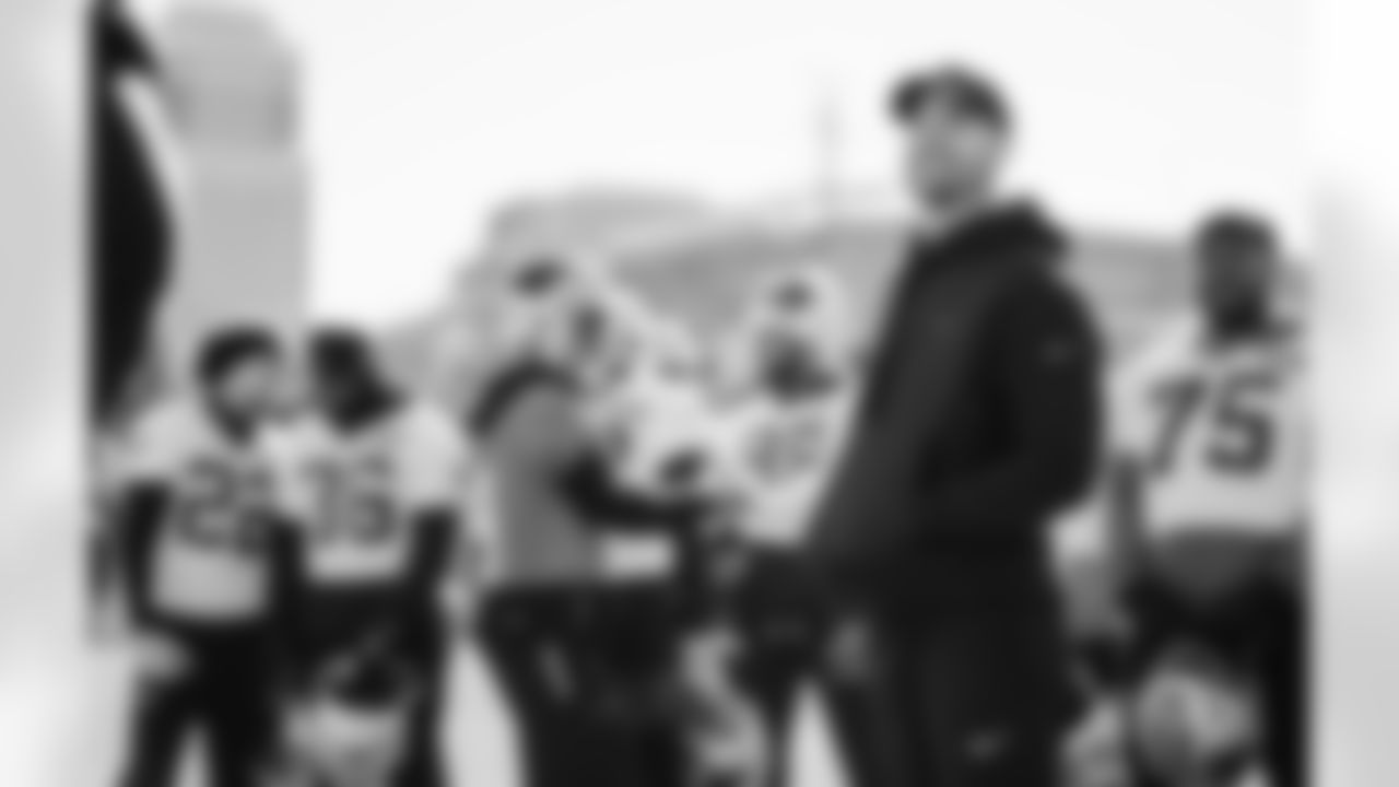 The Carolina Panthers hold practice on Friday, Nov. 28, 2025 at Bank Of America Stadium in Charlotte, NC.