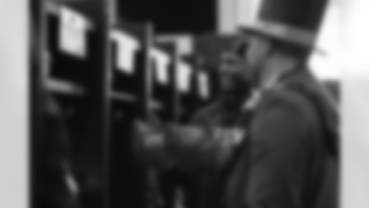 The Carolina Panthers visit Levine Children's Hospital on Tuesday, Oct. 28, 2025 in Charlotte, NC.