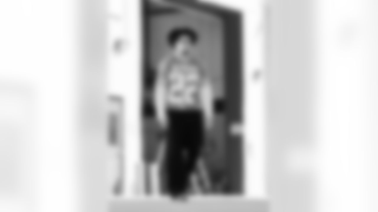 The Carolina Panthers departure to play the Green Bay Packers Saturday, Nov. 1, 2025 in Charlotte, NC.