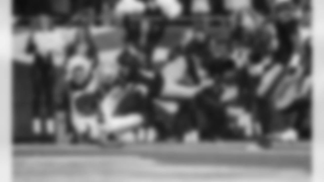 Marcus Jones picks of C.J. Stroud and returns it 26 yards for a touchdown in the second quarter.