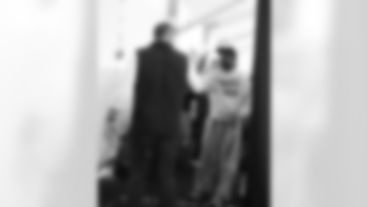 Mike Vrabel and Stefon Diggs