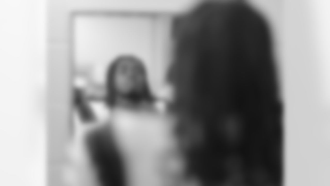 Rhamondre Stevenson. Photo by Eric J. Adler