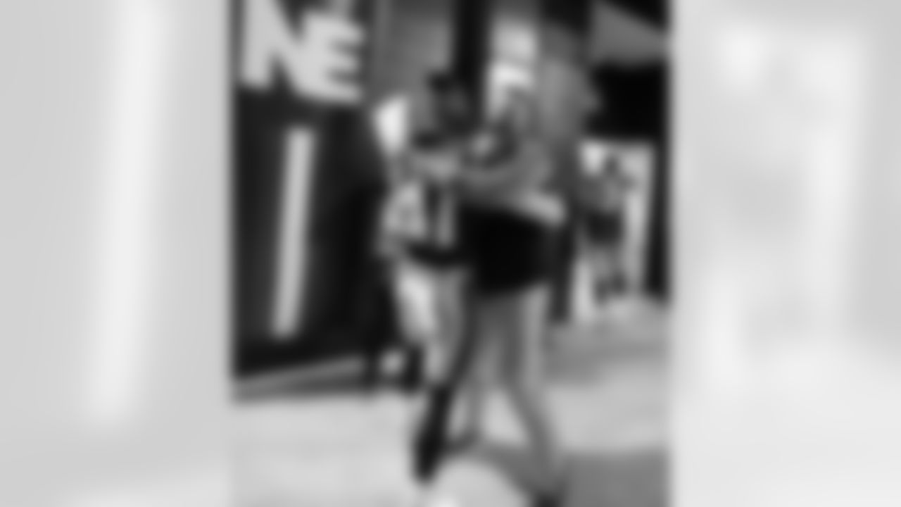 Brenden Schooler and Mike Vrabel