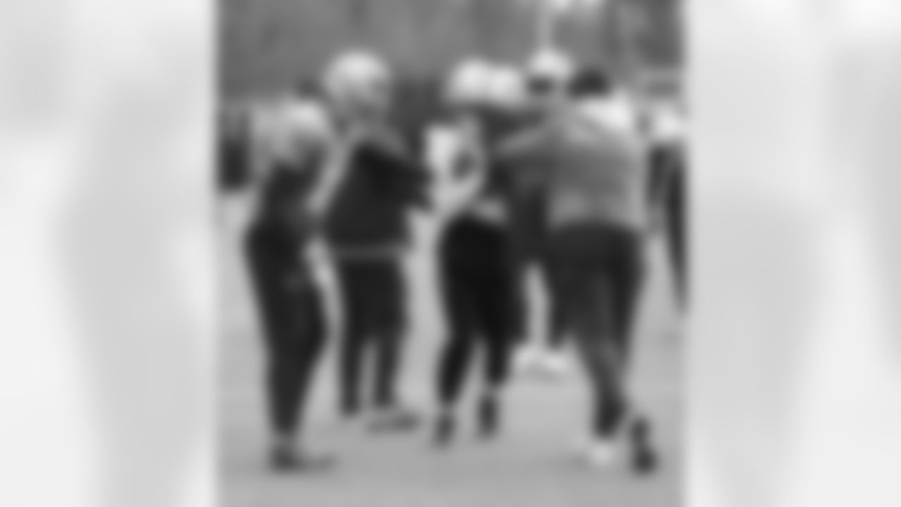 Drake Maye and Brandon Smith