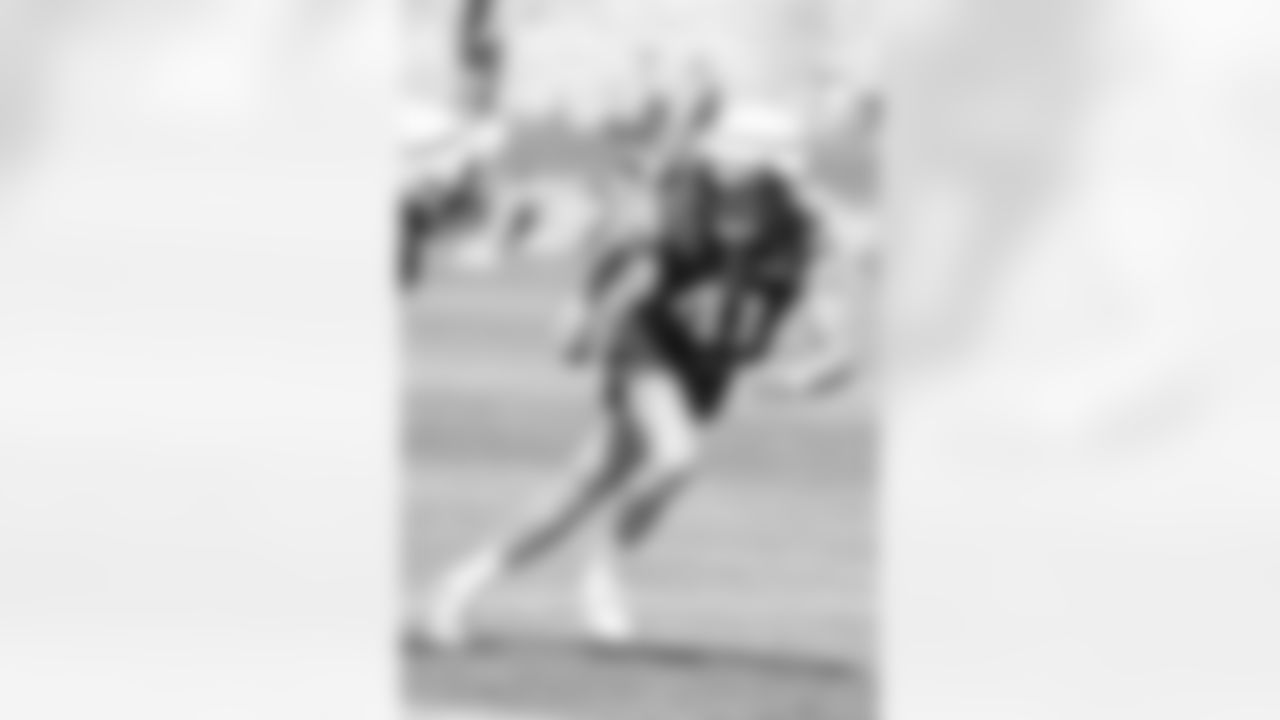 Brenden Schooler practices at Patriots Training Camp on July 26th, 2024